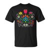Ojibwe Floral Indigenous Botanical Woodland Wild Flowers T-Shirt