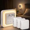 Sujeet Plug-in LED Night Light with Motion Sensor & Dusk To Dawn, 3 Color Temperatures (1800K/2700K/5700K), 5 Preset Brightness Levels, Backlit