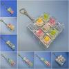 New 1/2/3/4/9 Keys Keyboard Keychain Transparent Key Button Finger Toy Pass The Time Stress Relief Keycap Keychain Kids