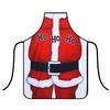 1PC Santa Claus Theme Baking Christmas Apron Home Cooks Apron for Cooking Funny Cartoon Printed Dress-Up & Role Play Unisex
