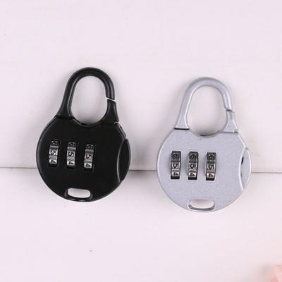 Digit Combination Lock Cartoon Quick Reset Mini Zinc Alloy Travel Padlock for Outdoor