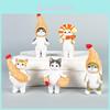 Mofusand Cute Cat Fried Shrimp Seafood Series Model Set Desktop Ornament For Collectors And Gift Enthusiasts