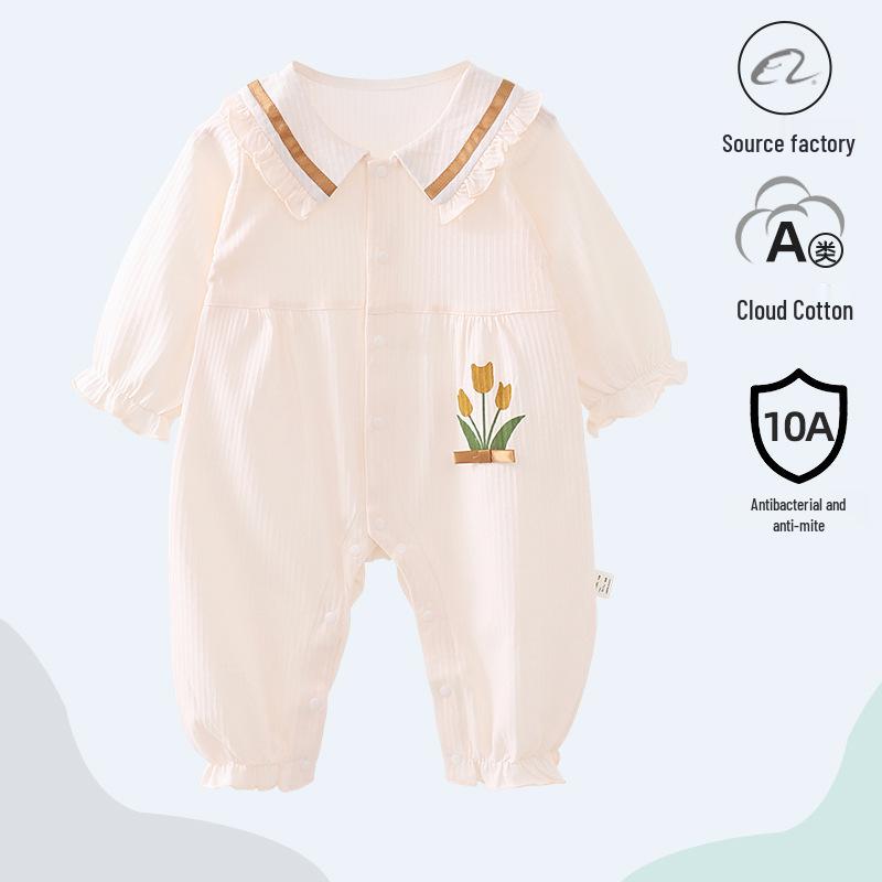 Summer Baby Cotton Jumpsuit: Lightweight Newborn Romper Pajamas for Outdoors 80 cm