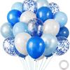 30-Piece Colorful Metal Sequin Balloon Set for Party Decorations