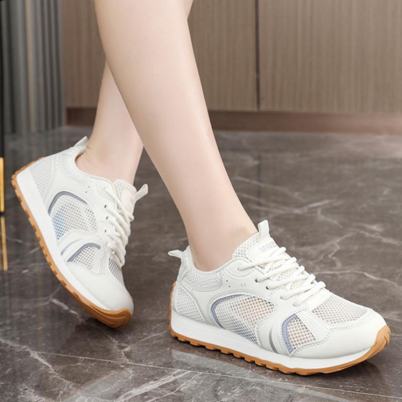 Pantofi Balerini din Plasă Forrest Gump pentru Femei Campus Versatil cu Talpă Groasă Pantofi Sport Casual