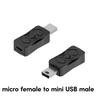 USB2.0 Adapter Micro/Mini Stecker Buchse Konverter Anschluss USB Ladeadapter für Computer Tablet PC Mobiltelefone