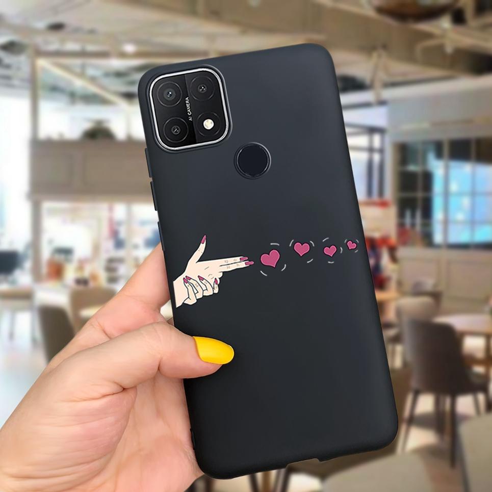 Pro pouzdro OPPO A15s Černé Cool Měkké TPU Funda Pouzdro na telefon Pro OPPO A15 CPH2185 Kryt Silikonové zadní kryt Pro OPPOA15s CPH2179 Capa