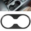 Carbon Fiber Style Cup Holder Cover Trim Car Interior Accessories Replacement for Ford Ranger T6 P375 2015‑2021