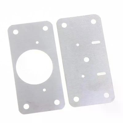 Kit Piastra di Riparazione per Cerniere di Armadietti Per Armadietti da Cucina Domestici e Mobili Con Fori, Piastra di Montaggio per Cerniere di Porte in Acciaio Inossidabile