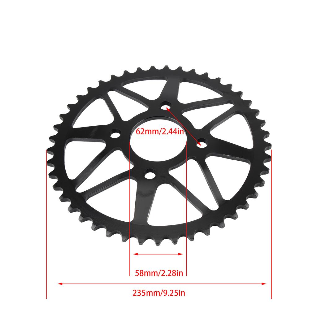 Motorcycle 45 teeth Rear Sprocket Gear For Sur Ron Segway X160 X260 2025-2025 motocross Universal accessories