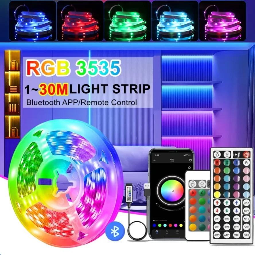 3535 5V USB LED Strip Lights APP Control Color Changing RGB Led Light Flexible Lamp Tape for Room Decoration TV Backlight Diode