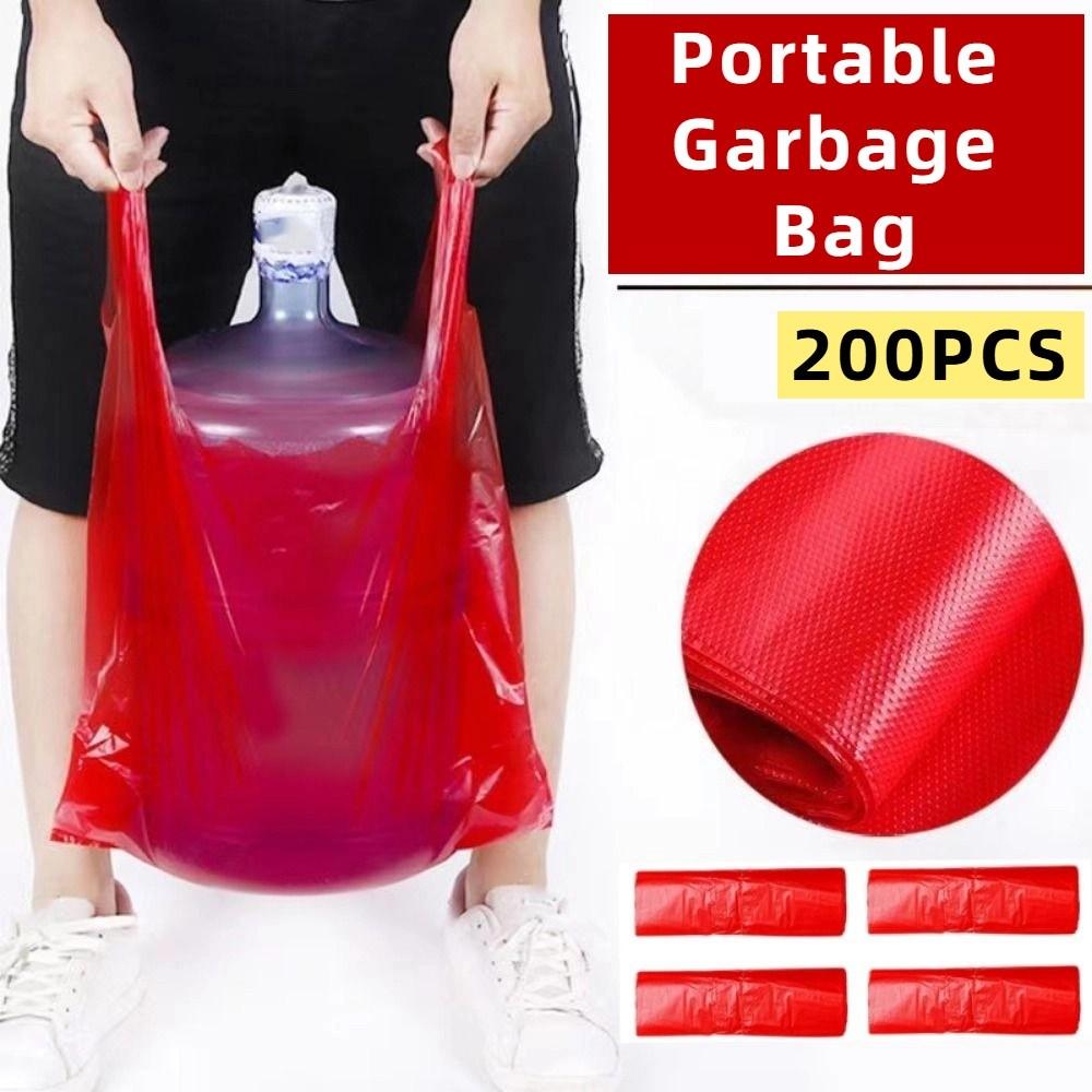 200pcs Thickened Heavy Duty Trash Bags 50*32cm Garbage Storage Bag  Cleaning Supplies