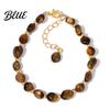 Durable Jewelry Women Bracelet Irregular Natural Stone Beads Adjustable Length