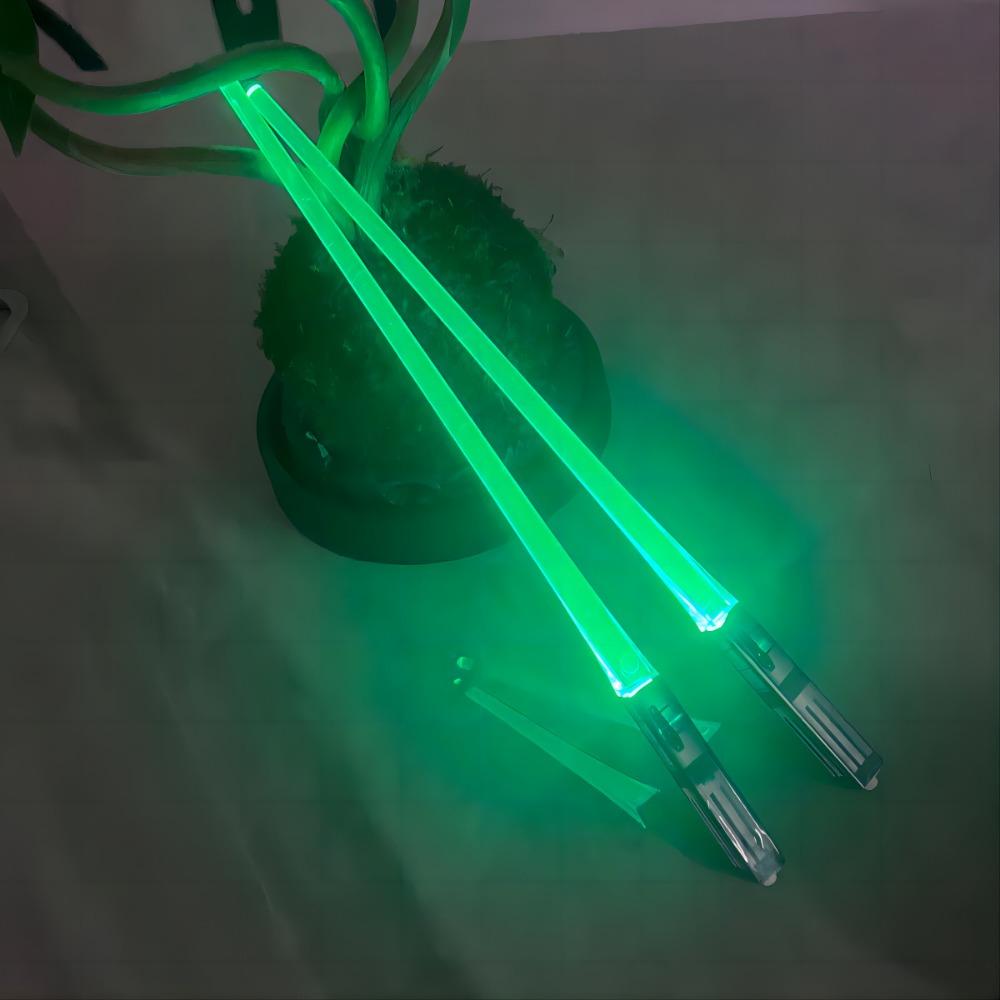 Washable Light Saber Chopsticks Glowing Luminous Chopstick Household LED Chopstick  Dinner