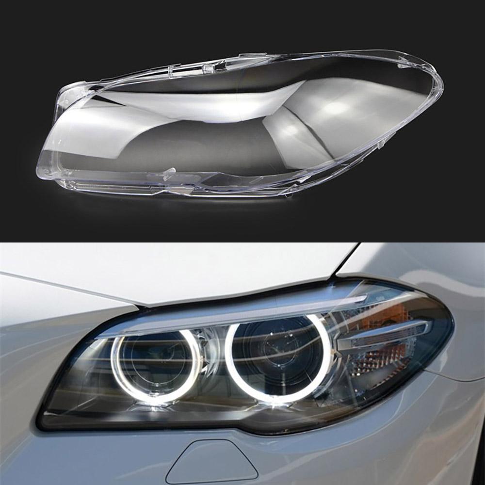 Car Headlight Headlamp Light Lampshade Glass Lens Case Shell Cover For BMW 5 Series F18 F10 520i 523i 525i 535i 530i 2011~2017 Left