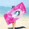 1Pc Purple Unicorn Fantasy Beach Towel Microfiber Beach Towel Thin Absorbent For Beach Swimming Yoga Bath Sports 0917122