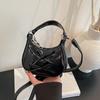 Cute PU Bow Crossbody Bag Single Shoulder Lightweight Leather Handbag Purse Cartoon Mini Shoulder Bag Students
