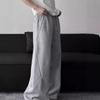 American high street profile scimitar casual pants men's loose wide-leg design sense three-dimensional cutting structure sports sweatpants tide