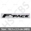 1 Pezzo 3D ABS E-pace F-Pace Lettere Logo Auto F-type F E Type Pace Bagagliaio Posteriore Emblema Badge Adesivi Portellone Accessori Styling Auto