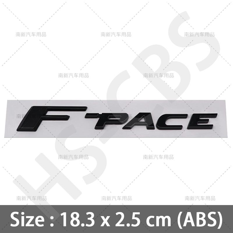 1 Pezzo 3D ABS E-pace F-Pace Lettere Logo Auto F-type F E Type Pace Bagagliaio Posteriore Emblema Badge Adesivi Portellone Accessori Styling Auto