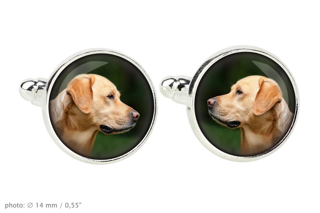 Labrador Retriever - cufflinks and tie with your photo, a suit decoration, men's jewelry from the Art-Dog brand.