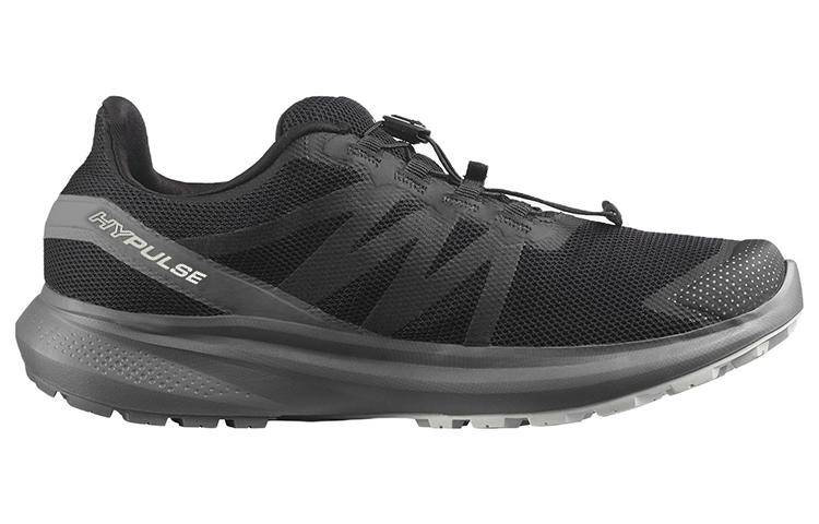 Men's Sneakers SALOMON Fabric Abrasion Resistant Abrasion Resistant Low top Running Shoes Men's Black