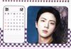 JIN Desk Calendar 2026–2027 with Sticker Set, Spiral Stand Type (Power Select, K-POP Idol Merchandise)