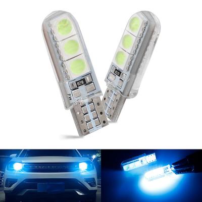 Futwod T10 LED Positionsleuchte Eisblaue LED-Birne Silikon