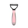 Dog Cat Comb Pet Fur Knot Cutter Grooming Shedding Tools Hair Remover Brusher Double Sided Hairdressing Pet Comb Deshedding Brush Pet Products