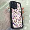 JT574 Disegni di Fiori Selvatici Fiori Viola per iPhone 17 16 15 14 Pro Max Samsung S26 S25 Ultra A17 A07 A56 A16 A15 Xiaomi 15T Redmi 15c 14C Custodia Morbida