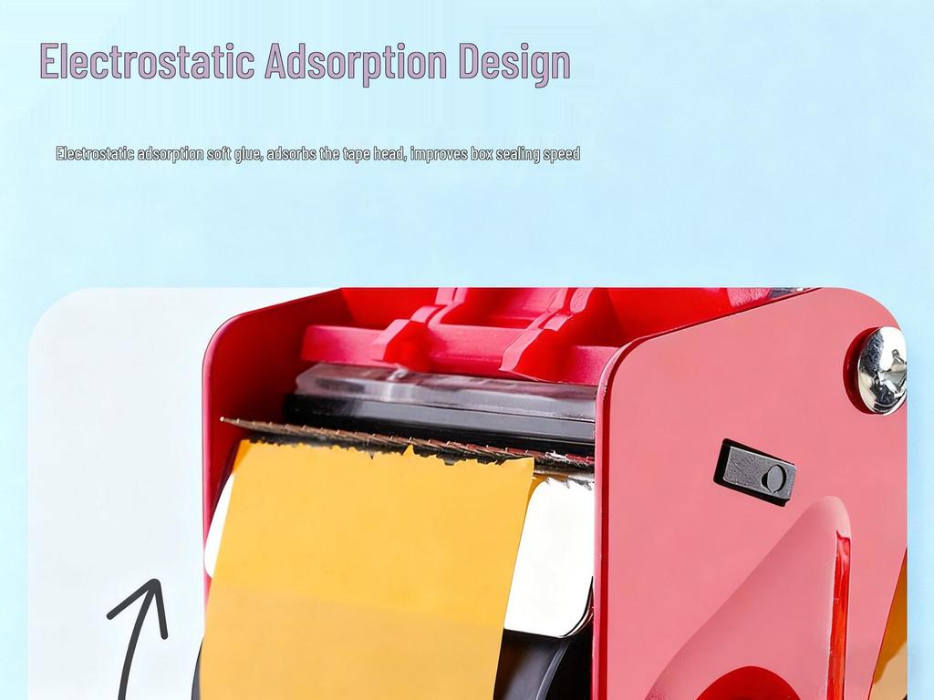 2-Inch Metal Handheld Tape Sealer for Box Packing