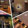 Solar-Powered Datura Lantern Light Wall Lamp Outdoor Garden Patio Walkway Decorations Lighting for Garden Decor