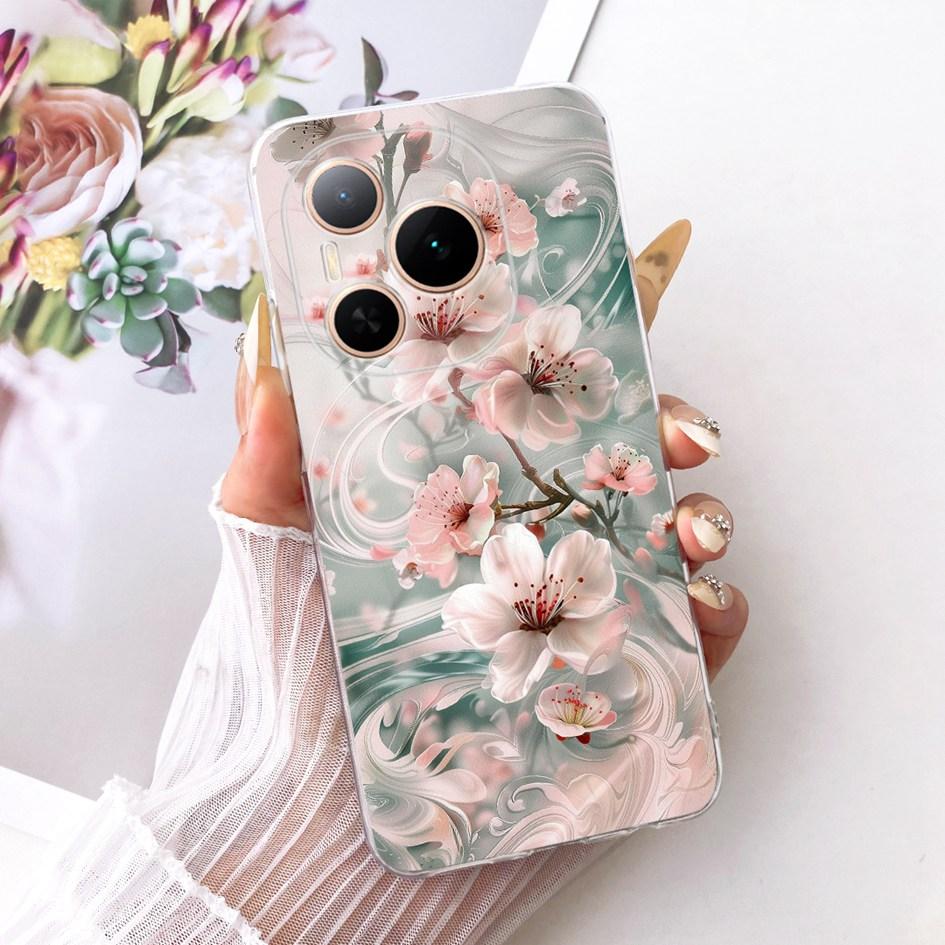 For Honor Power 5G Case DVD-AN80 DVD-AN00 Shockproof Cover Fashion Flower Marble Soft Silicone Fundas For Honor Power 2025 Coque