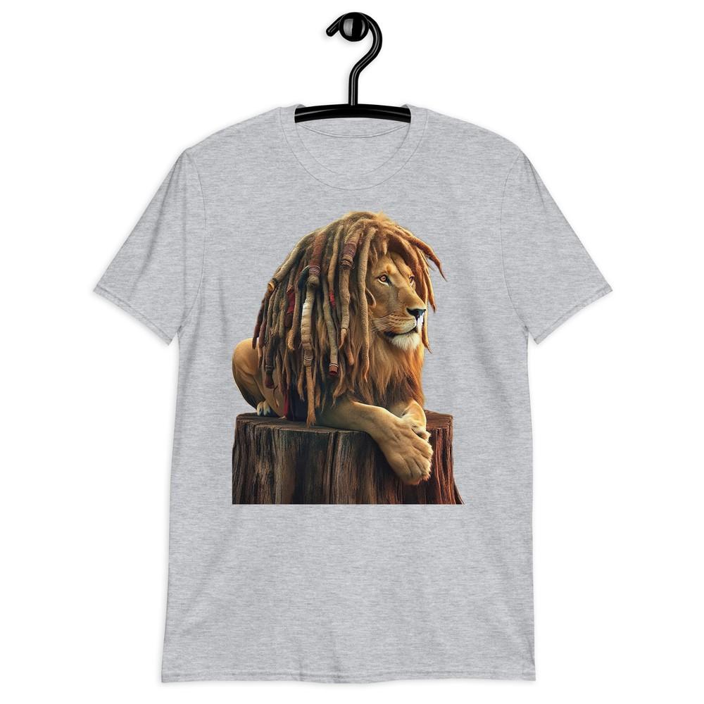 

Растафари Ямайский Лев Футболка с коротким рукавом унисекс - Футболка в стиле регги 2XL