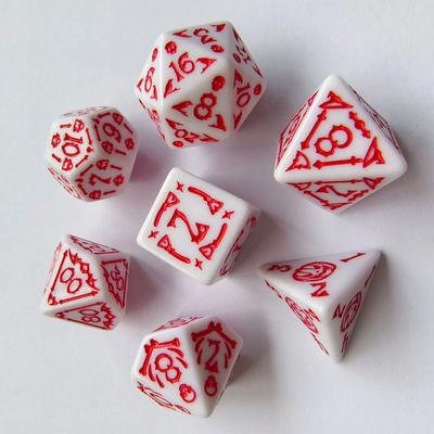 Mnohostěnné kostky pro TRPG DND RPG D20 D12 D10 D8 D6 D4 Kostky pro stolní hru Dvoubarevné Zábavné Kostky pro deskovou hru Sada 7ks/lot