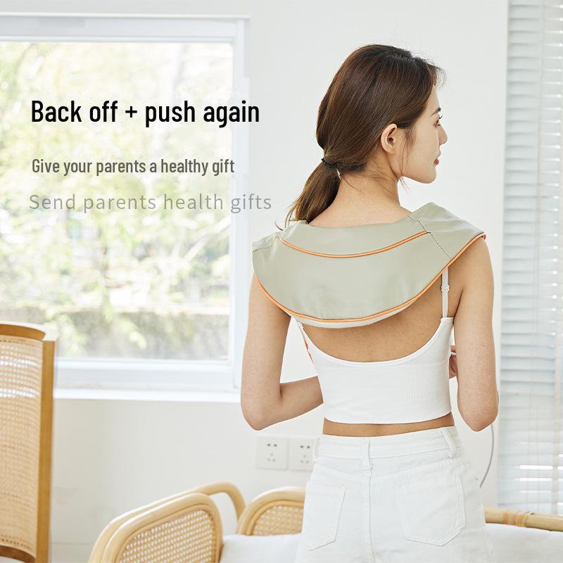 Full Body Heating Massage Shawl: Simulates Human Touch for Neck, Back, Waist, & Shoulders