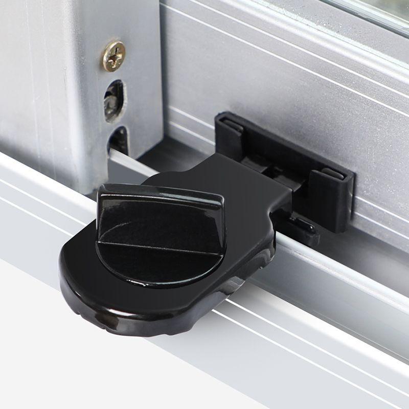 Sliding Sash Stopper No-Drill Sliding Door Lock Baby Child Safety Limiter for Sliding Windows High-Rise Anti-Fall Limiter