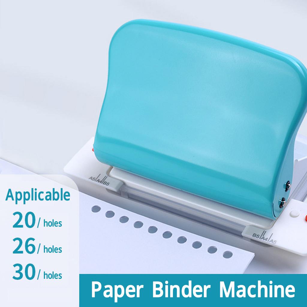 Paper Spiral Binder Machine Binding Machine Handheld Portable Spiral Binder A4 A5 A6 A7 Coil Book Round Hole Puncher School