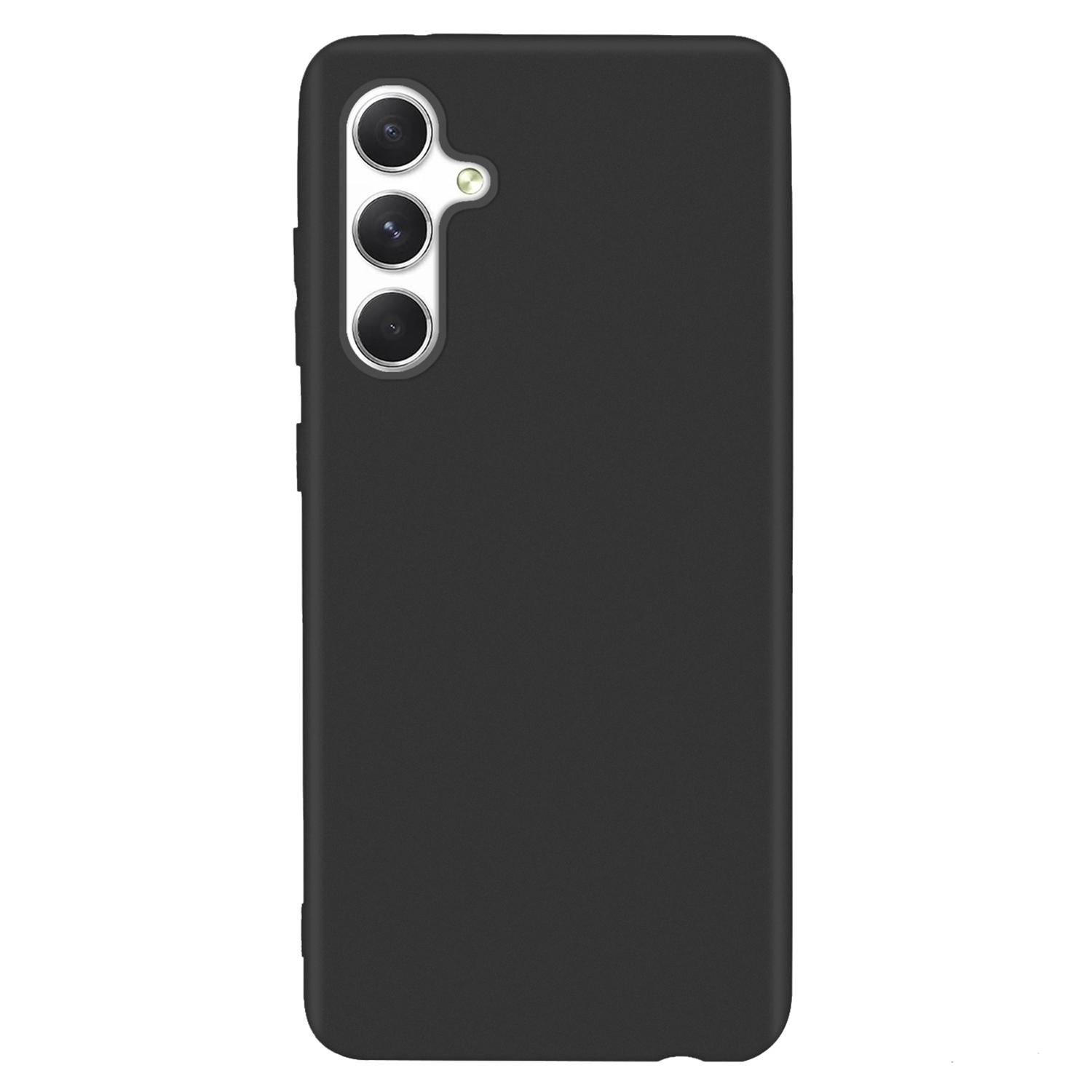 

For Samsung Galaxy A25 5G (Global) (161.0 x 76.5 x 8.3mm) Case Solid Color Matte TPU Anti-drop Cover Black