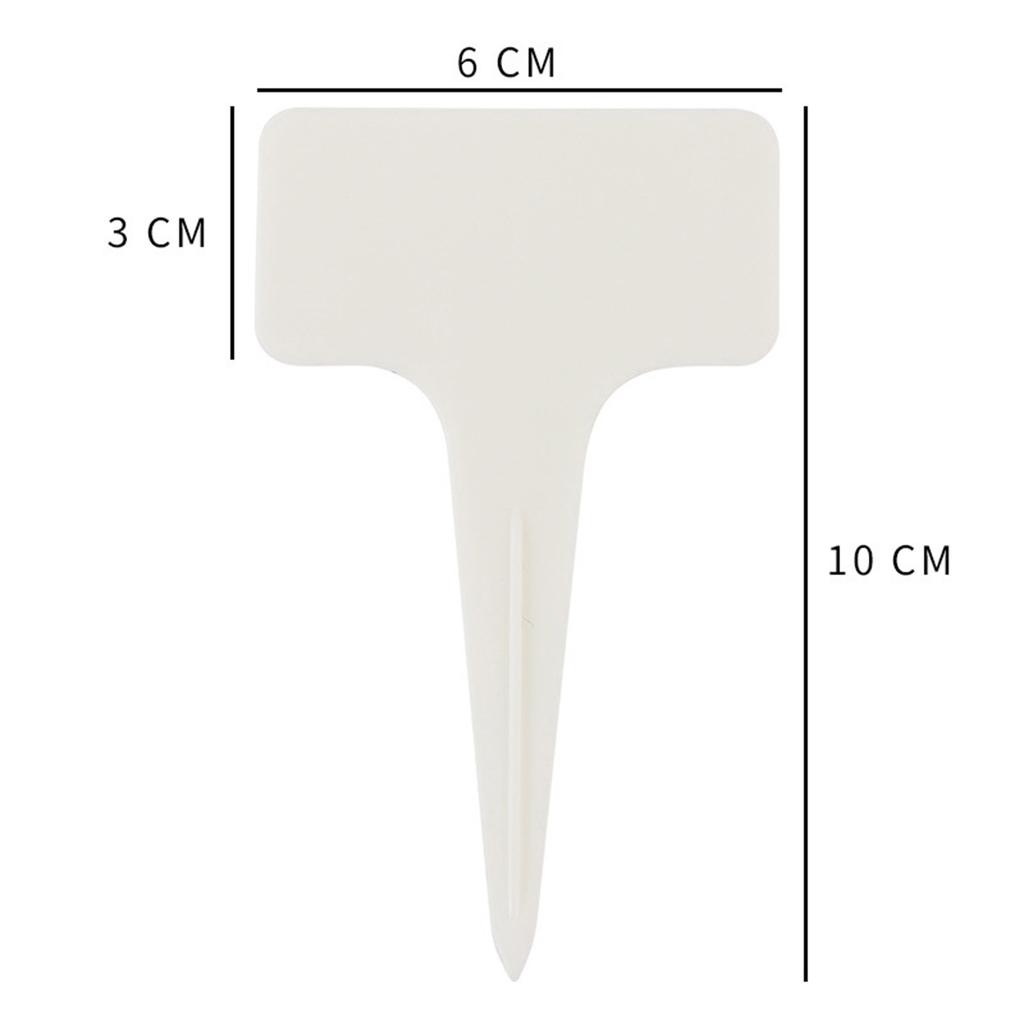 20PCS T Shape Garden Labels Thickening Garden Plant Tag Plant Classification Sorting Sign Tag