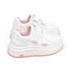 Popular thick-soled Velcro board shoes women's 2025 autumn new ins trendy and versatile student sports and leisure little white shoes
