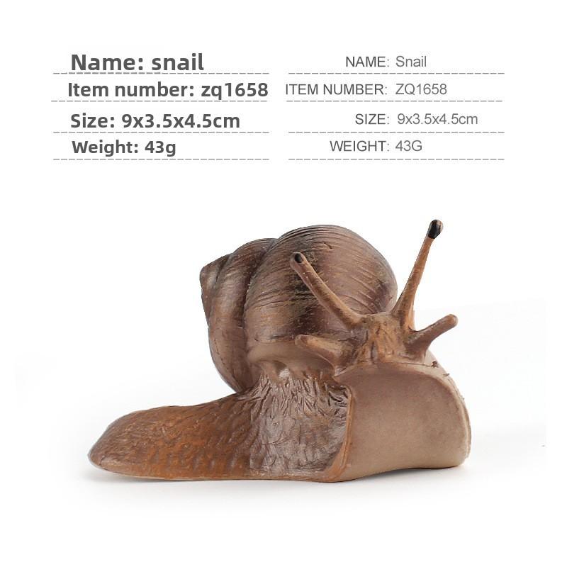 PVC-Schnecke Gartendekoration Realistisches Statisches Tiermodell Für Rasen Landschaftsgestaltung