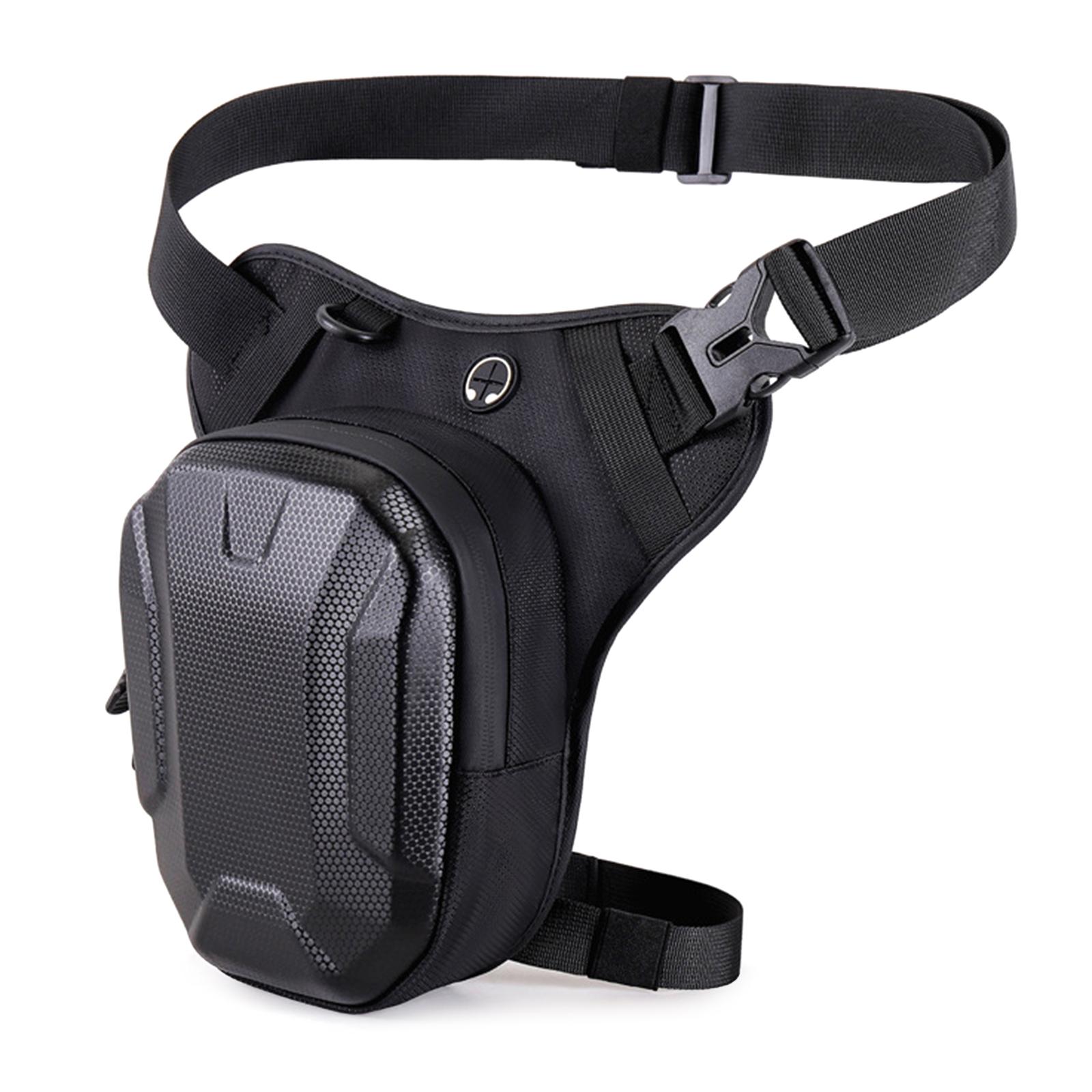 

Adjustable Motorcycle Leg Mounted Hard Case Organizer Polyester Storage Bag for Phone Keys tool During Long Rides 1