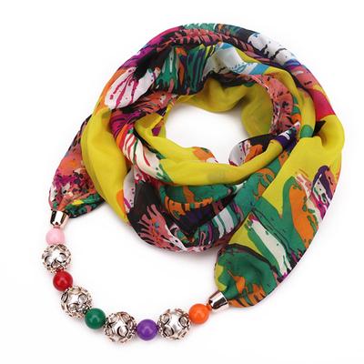 Wunderschöne Perlen, Runder Ringschal, Damenschal-Accessoires, Halskette, Schal im Ethno-Stil