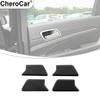 Inner Door Handle Bowl Cover Trim Sticker For Jeep Grand Cherokee Carbon Fiber