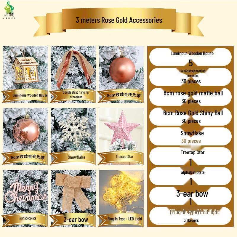 Christmas Tree Luminous Decoration Set
