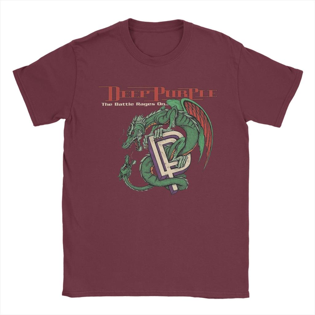 T-shirt Vintage Été Strike Profond Violet Ambiance T-shirts Populaires T-shirt 100% Polyester pour Hommes Y2K Drôle Pas Cher Manches Courtes