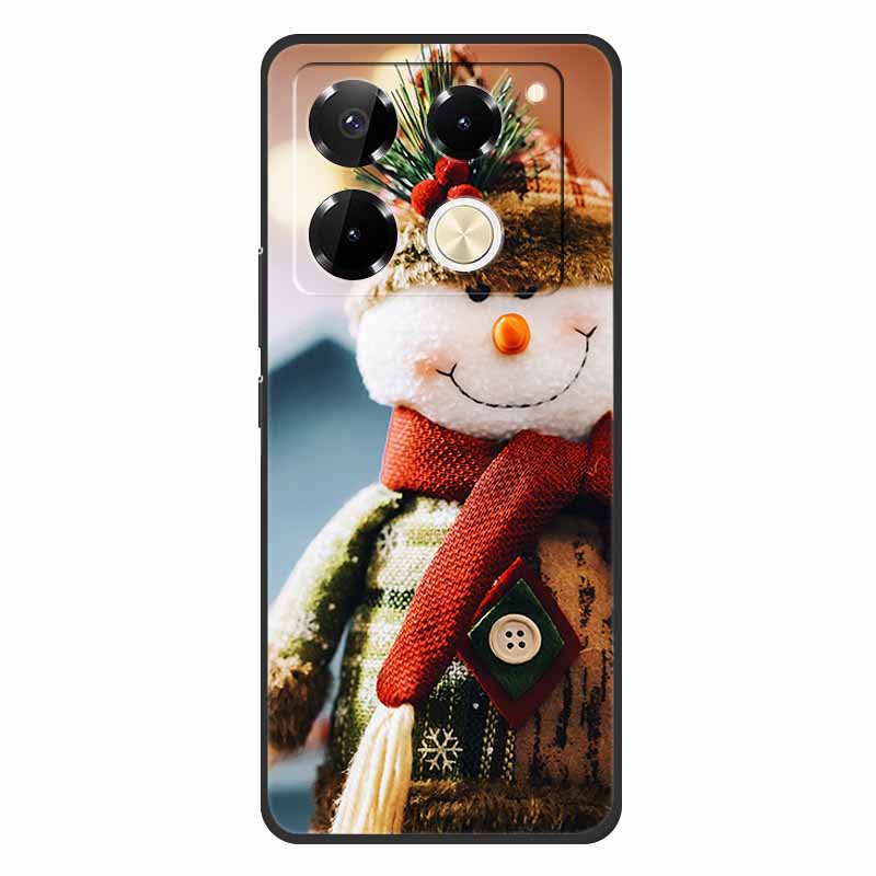 2024 Christmas Phone Cases For Infinix Note 40 Pro 4G 5G Cases Soft TPU Silicone For Note 30 4G  5G  Infinix Note 40Pro 30Pro 4G