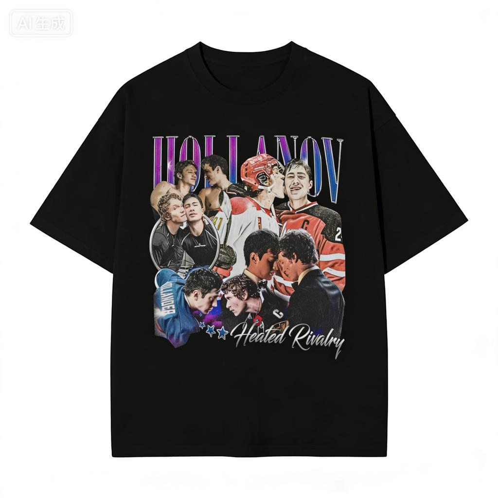 Shane Hollander Heated Rivalry T Shirt Hollanov Shirt Hudson Williams Connor Storrie Shirt Ilya Rozanov Shane Hollander Shirt