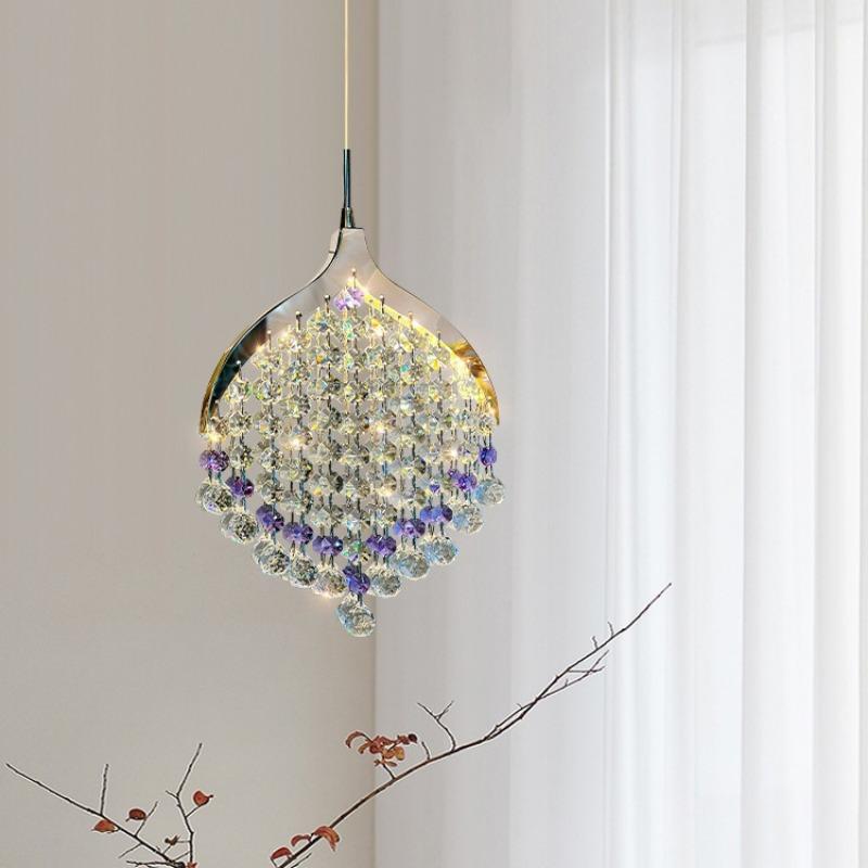 Modern Style Crystal Bedroom Bedside Chandelier